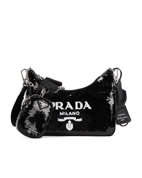 prada sequinned bag